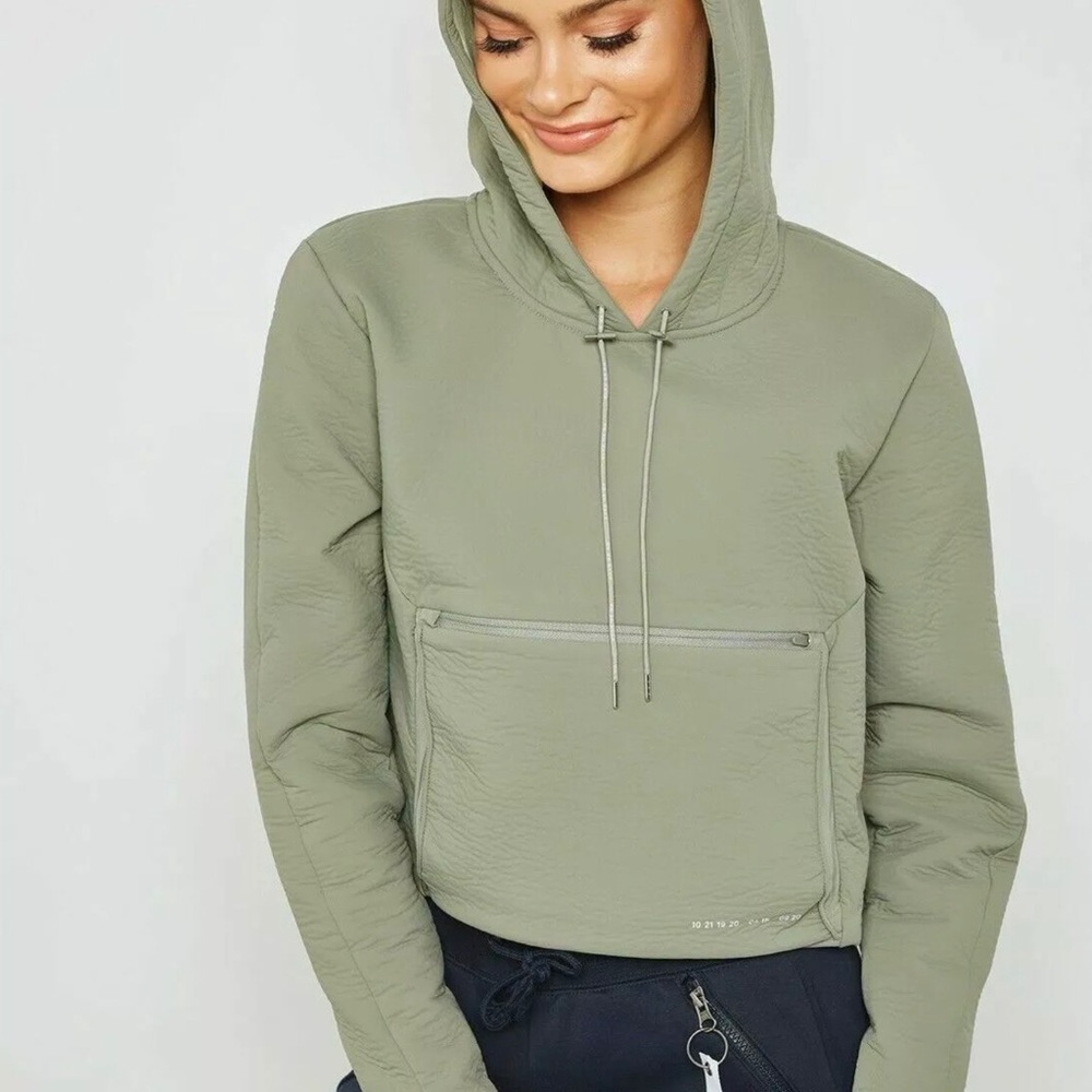 Nike Tech Pack Packable Cropped Hoodie Jacket XS